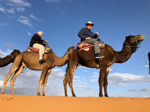 Morroco camel ride